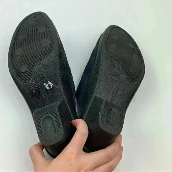 Portania clogs size 39 navy blue nubuck suede - Picture 7 of 13